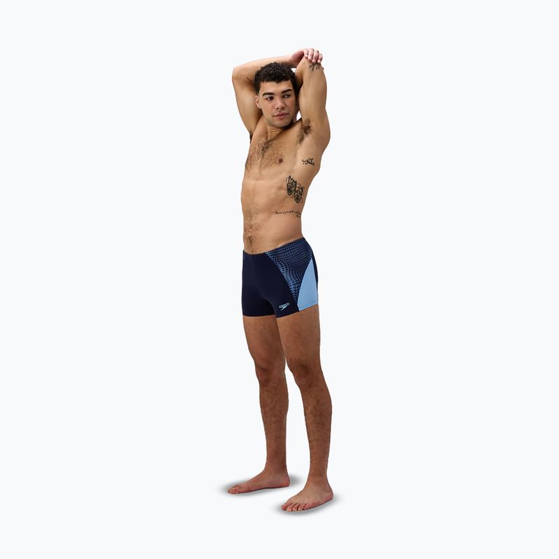 Pánské plavecké boxerky Speedo Endurance+ MAX Splice Aquashort navy/sugar blue 2