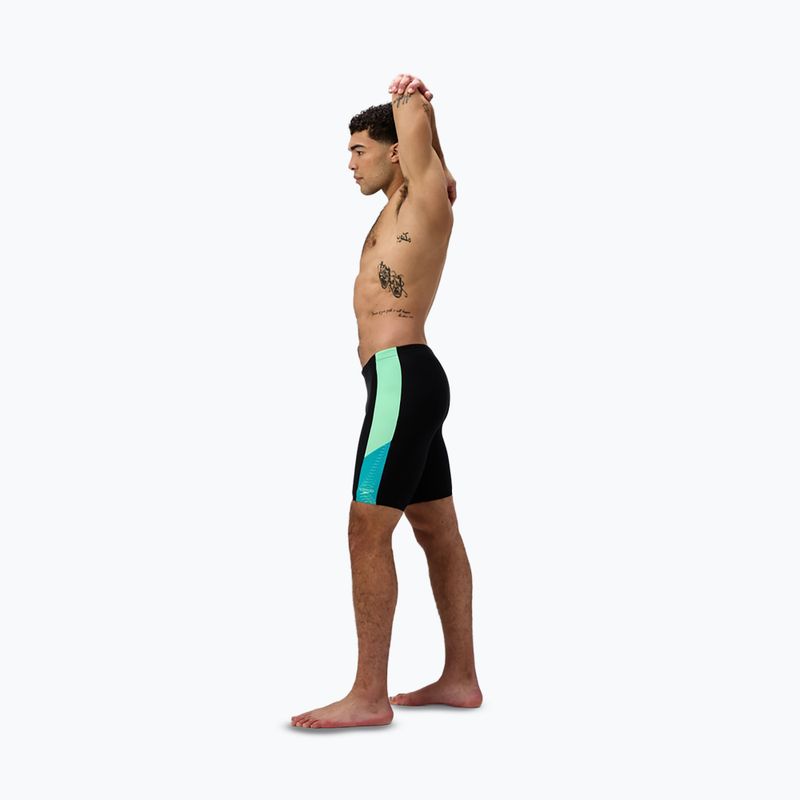 Pánské plavecké jammery Speedo Dive Jammer black/turquoise gem 2
