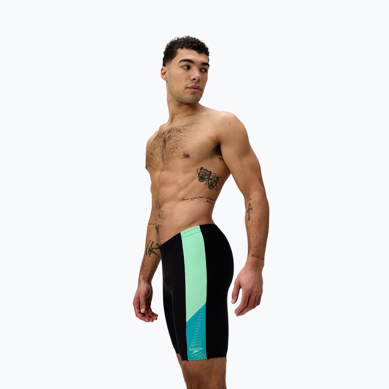 Pánské plavecké jammery Speedo Dive Jammer black/turquoise gem 4