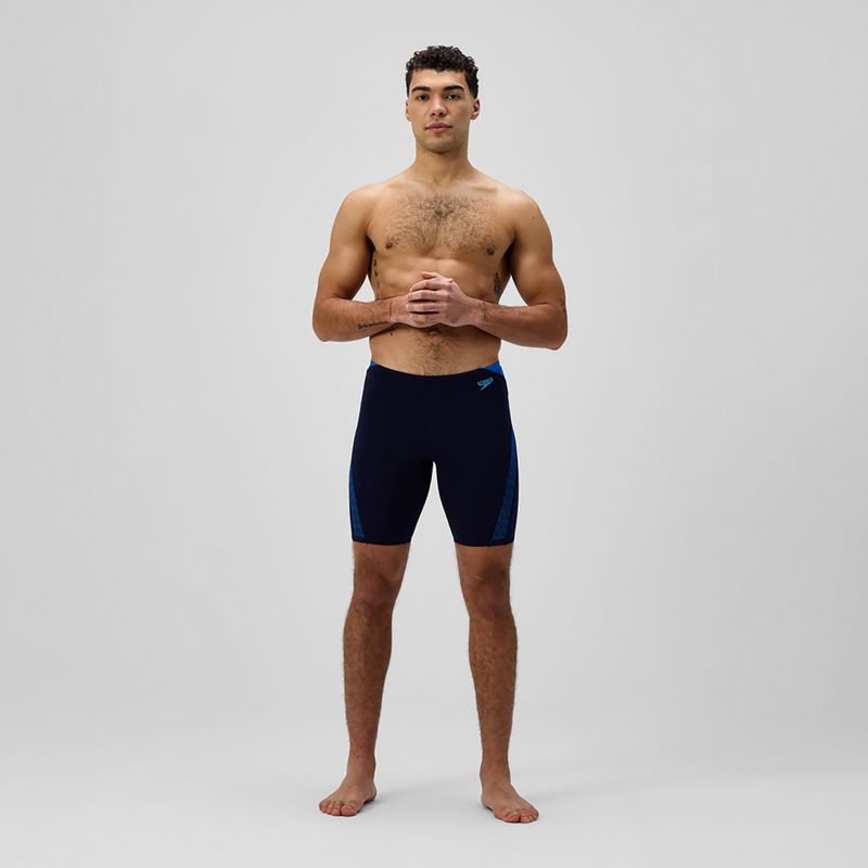 Pánské plavecké jammery Speedo Hyper Boom Splice peacoat/lagoon blue 2