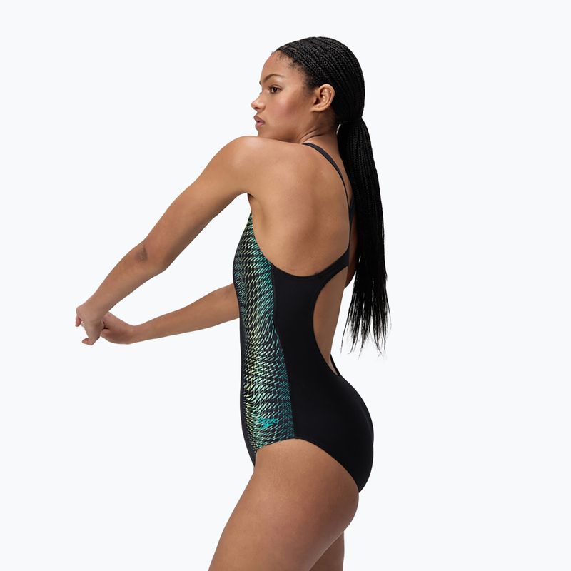 Dámské jednodílné plavky Speedo Digital Printed Medalist turquoise gem 4