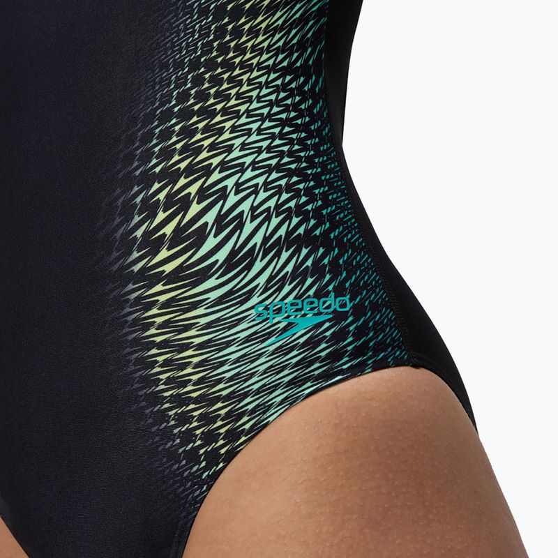 Dámské jednodílné plavky Speedo Digital Printed Medalist turquoise gem 6