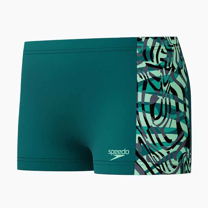 Dětské plavecké boxerky Speedo Digital Panel Aquashort deep emerald 3