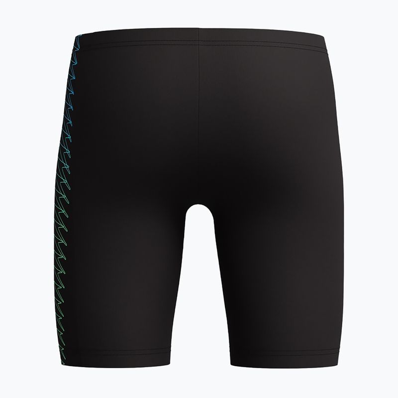 Dětské plavecké jammery Speedo Plastisol Placement Jammer black/alfalfa green 2