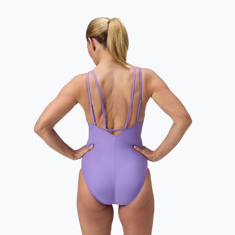 Dámské jednodílné plavkyr Speedo Shaping Strappy purple mist 3
