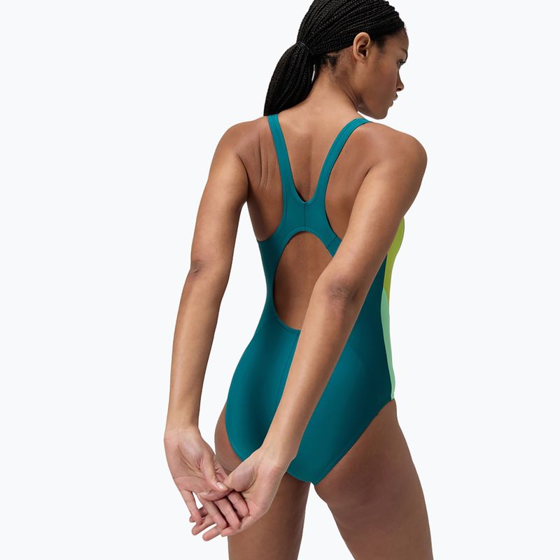 Dámské jednodílné plavky Speedo Colourblock 2.0 deep emerald 3