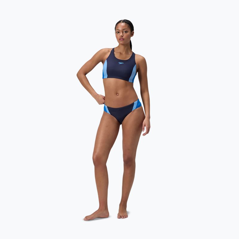 Dámské dvoudílné plavky Speedo Colourblock Splice 2.0 lagoon blue/celeste 2
