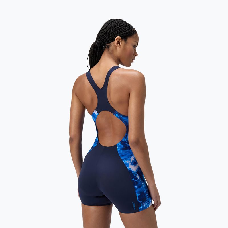 Jednodílné plavky Speedo Digital Printed Legsuit peacoat 3