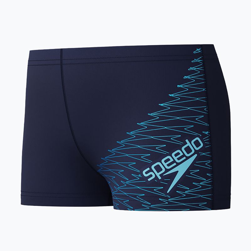 Dětské plavecké boxerky Speedo Medley Logo Aquashort peacoat/sugar blue 3