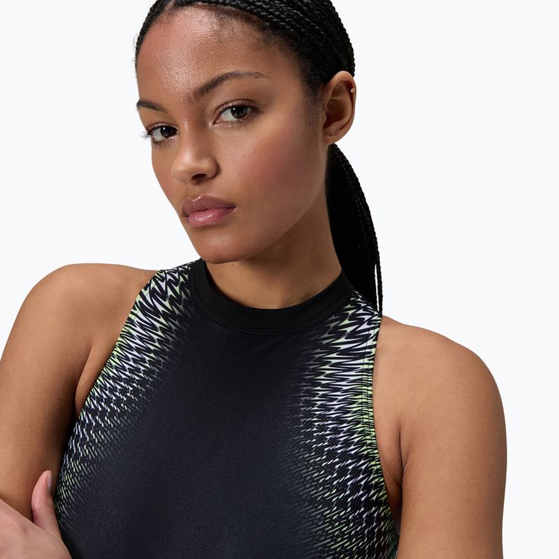 Dámské jednodílné plavky Speedo Printed Hydrasuit turquiose gem 5