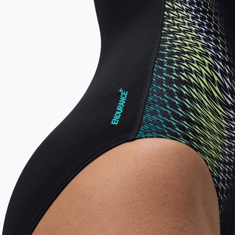 Dámské jednodílné plavky Speedo Printed Hydrasuit turquiose gem 8
