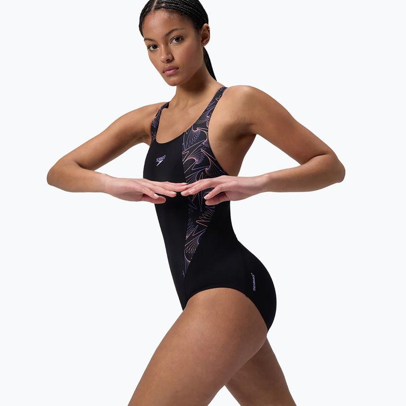 Dámské jednodílné plavky Speedo HyperBoom Splice Muscleback bright peach 4