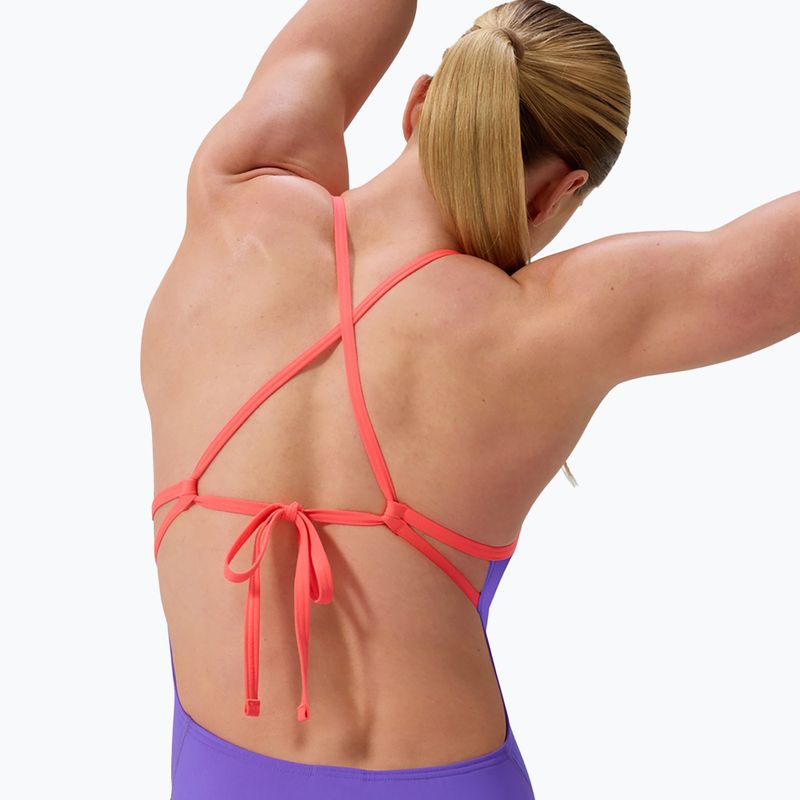 Dámské jednodílné plavky Speedo FL Solid Tie Back indigo glow/picton blue 5