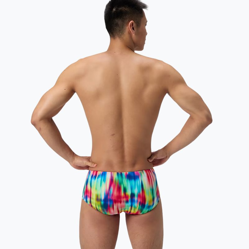 Pánské plavecké boxerky Speedo Printed 13.5 cm Brief prismatic paradise/ruby 3