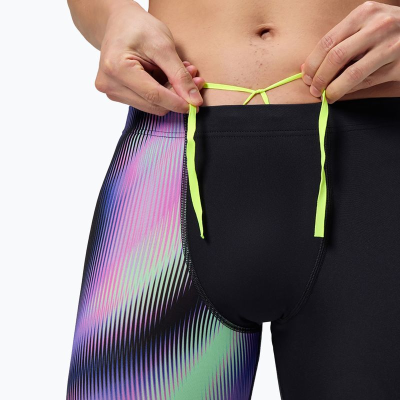 Pánské plavecké jammery Speedo ML One-Leg Printed blurry glass/black 5