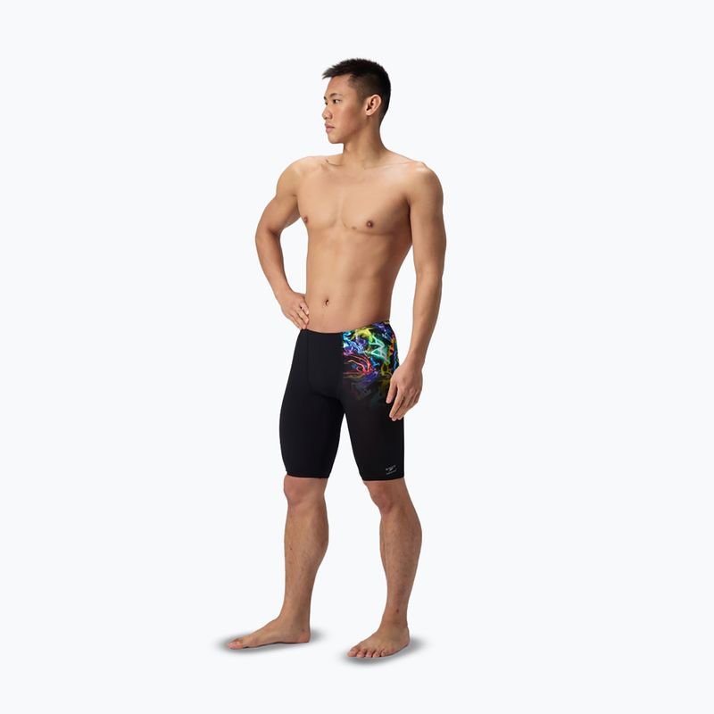 Pánské plavecké jammery Speedo Placement Printed static volta/black 2
