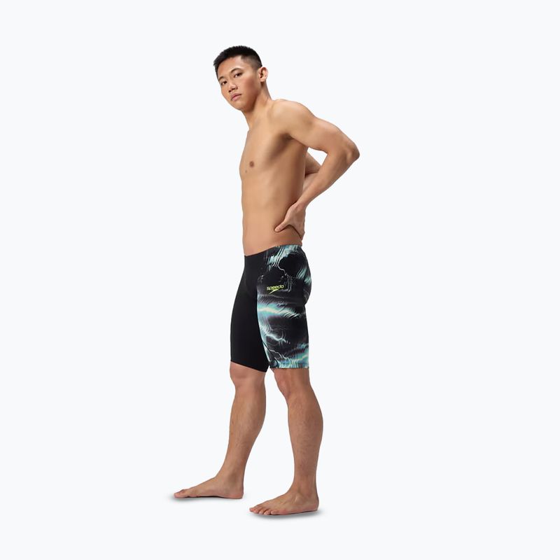 Pánské plavecké jammery Speedo Fastskin LZR Ignite Jammer electro static/black 2