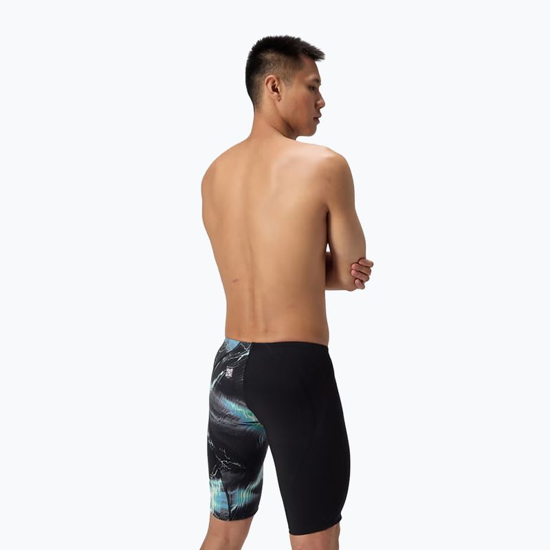 Pánské plavecké jammery Speedo Fastskin LZR Ignite Jammer electro static/black 3