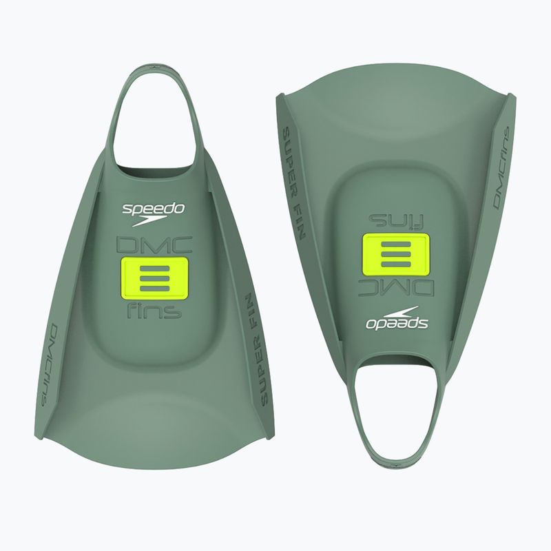 Plavecké ploutve Speedo DMC Original soft olive/hyper yellow