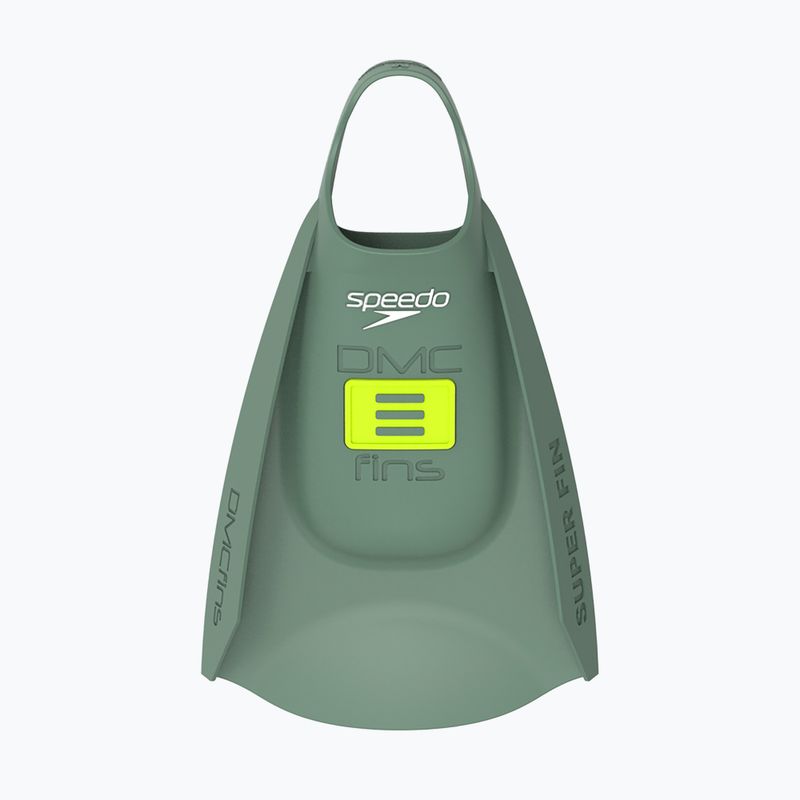 Plavecké ploutve Speedo DMC Original soft olive/hyper yellow 2