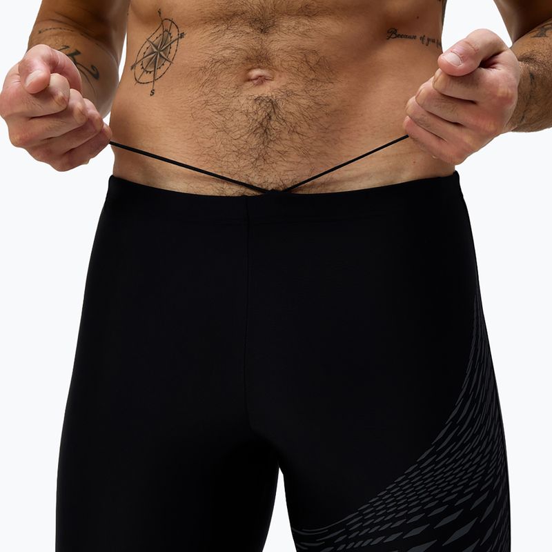 Pánské plavecké jammery Speedo Medley Logo Jammer black/lead grey 6