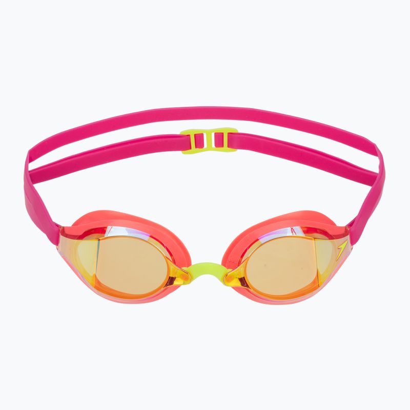 Plavecké brýle Speedo Fastskin Speedsocket 2 Mirror neon melon/vermillion/gold mirror 2