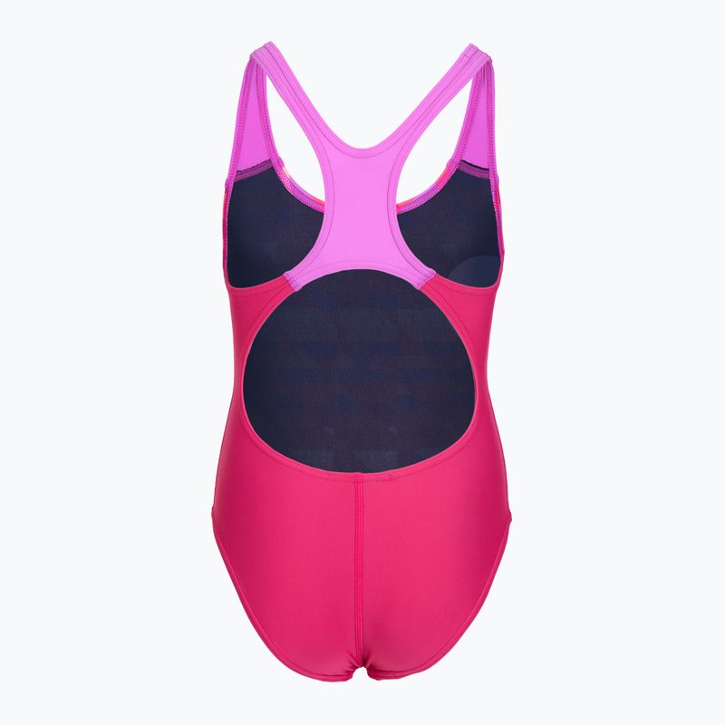 Dětské jednodílné plavky Speedo Digital Placement Splashback pink/glassy pink 2