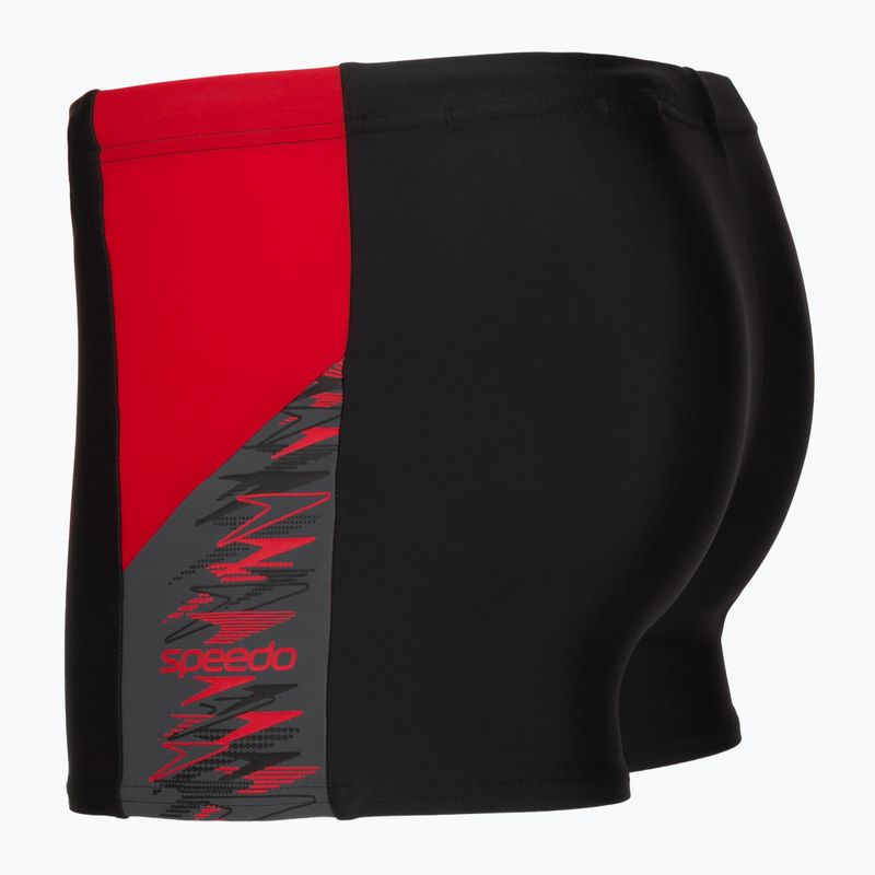 Pánské plavecké boxerky Speedo Dive Aquashort Anthracite/Hrr 3