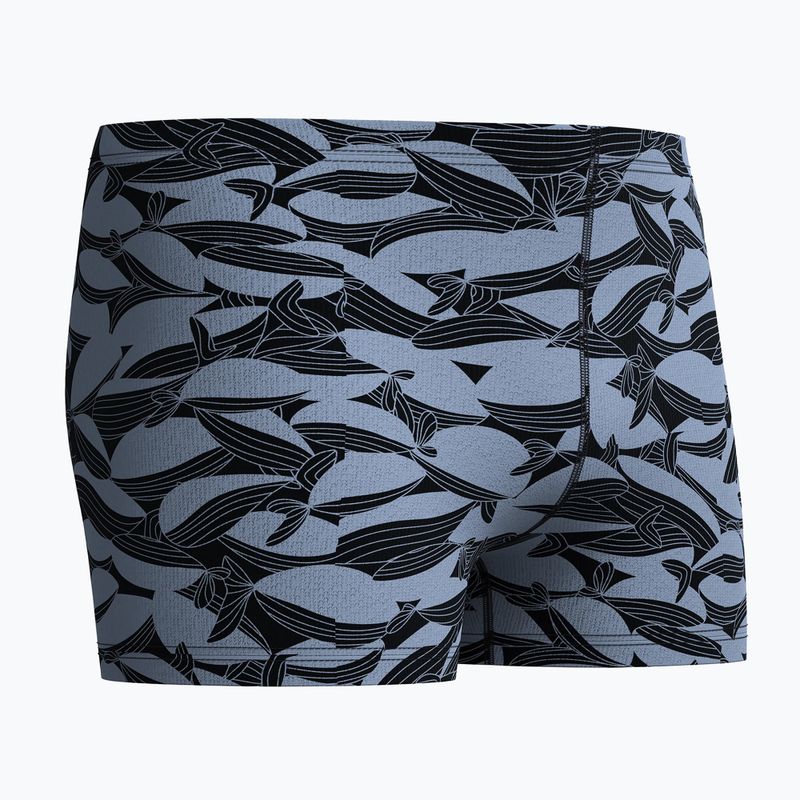 Pánské plavecké boxerky Speedo Print Beachstar Square Leg Anthracite/Coin Grey 6