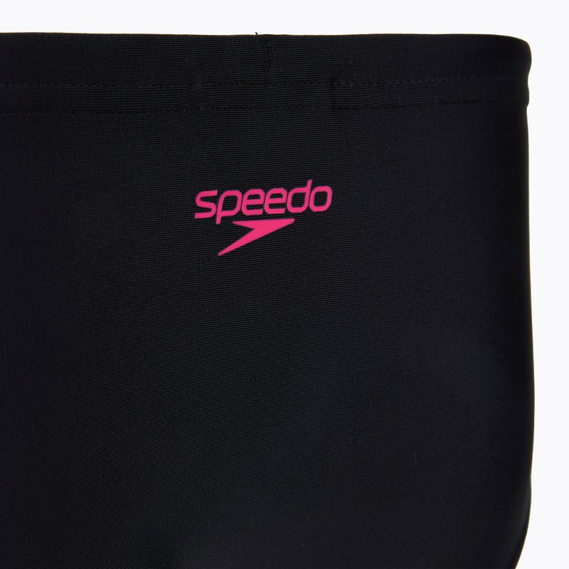 Dvoudílné dětské plavky Speedo Medley Logo Racerback 2pc anthracite/pink 8