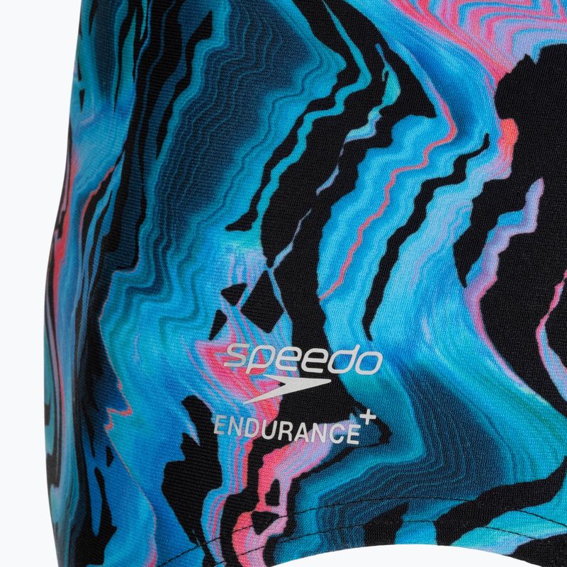 Dámské jednodílné plavky Speedo Printed Web Back canyon ombre/black 3