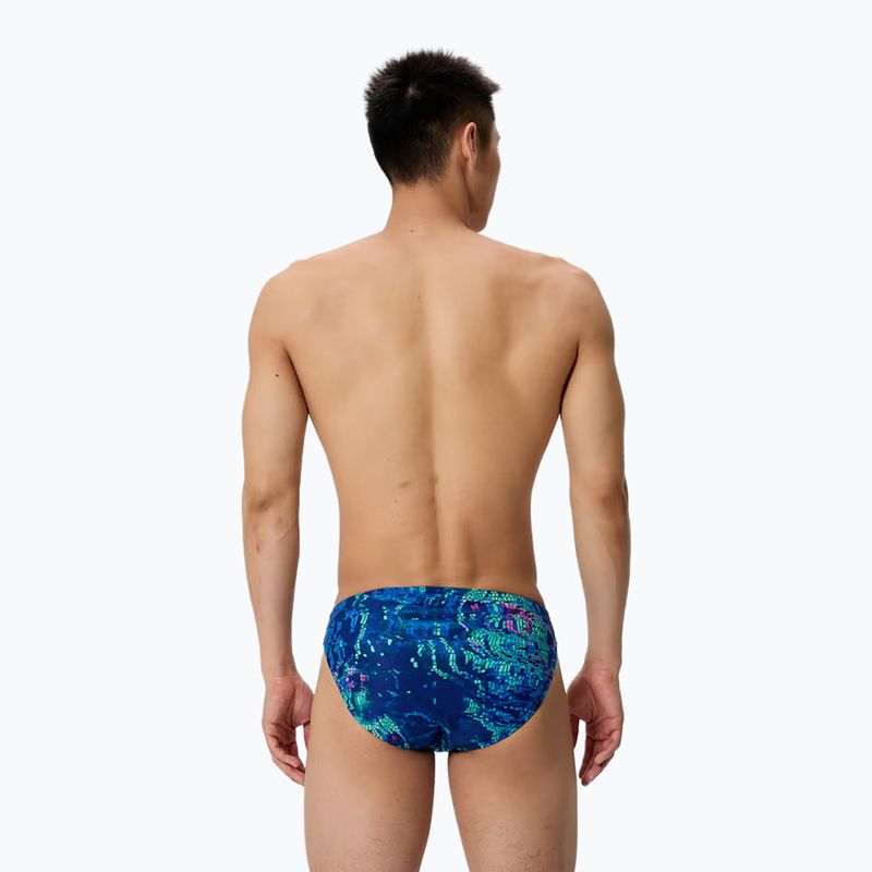 Pánské plavecké boxerky Speedo Printed Brief pixel pool/navy 2