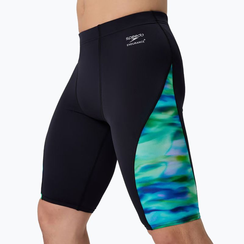 Pánské plavky Speedo Printed Side Spliced sunset grove/black 4