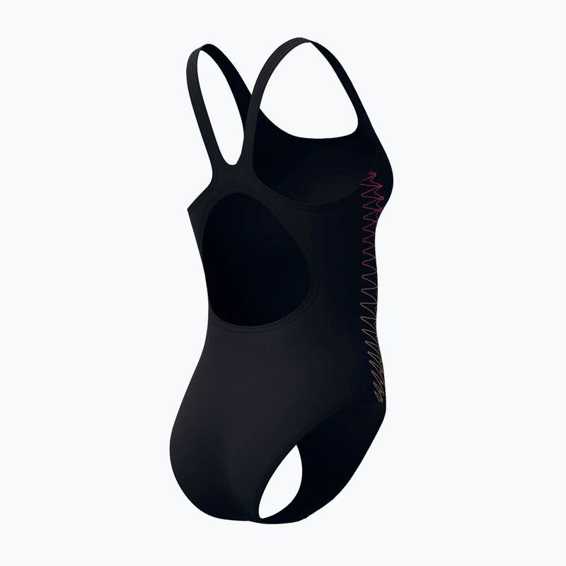 Dámské jednodílné plavky Speedo Placement Muscleback anthracite/clover 8