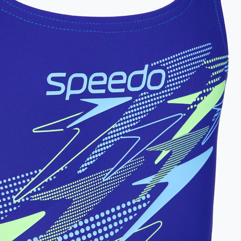 Dětské jednodílné plavky Speedo Medley Logo Medalist sapphire/mayan blue 3