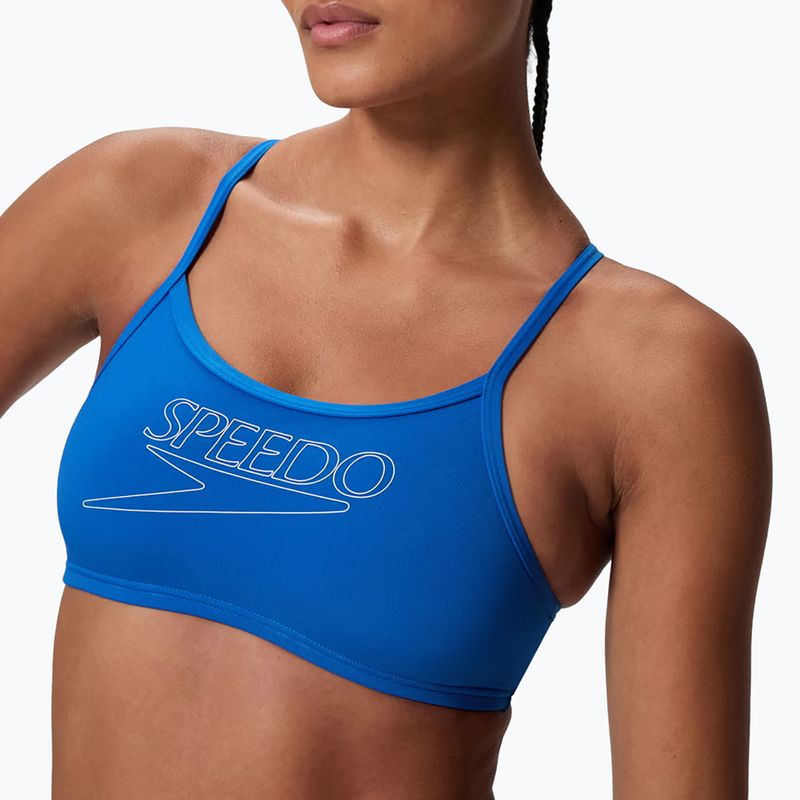 Dámské dvoudílné plavky Speedo Endurance+ Logo Thin Strap Turkish Sea 3