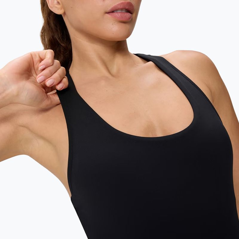 Dámské jednodílné plavky Speedo Solid Scoop Neck anthracite 4