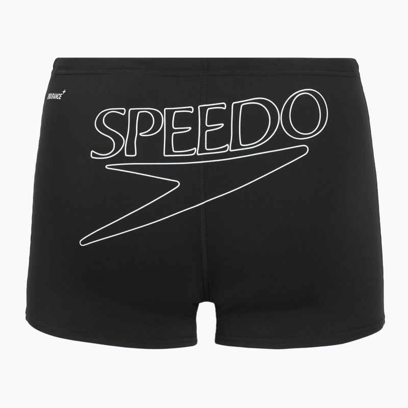 Pánské plavky boxerky Speedo Endurance+ Logo Aquashort anthracite 2
