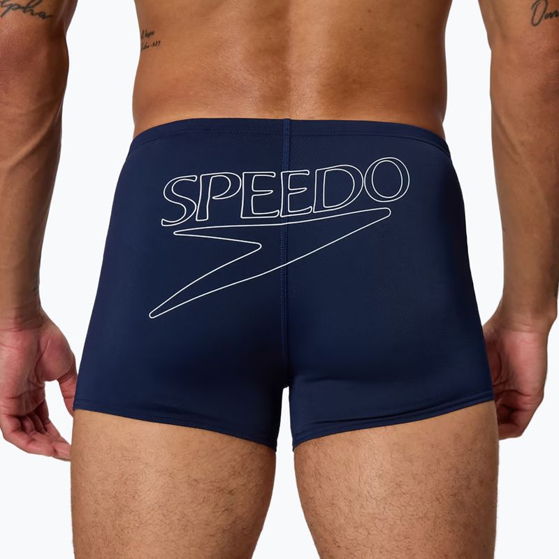 Pánské plavecké boxerky Speedo Endurance+ Logo Aquashort peacoat 5