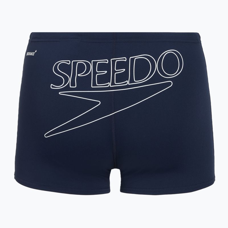 Pánské plavecké boxerky Speedo Endurance+ Logo Aquashort peacoat 2