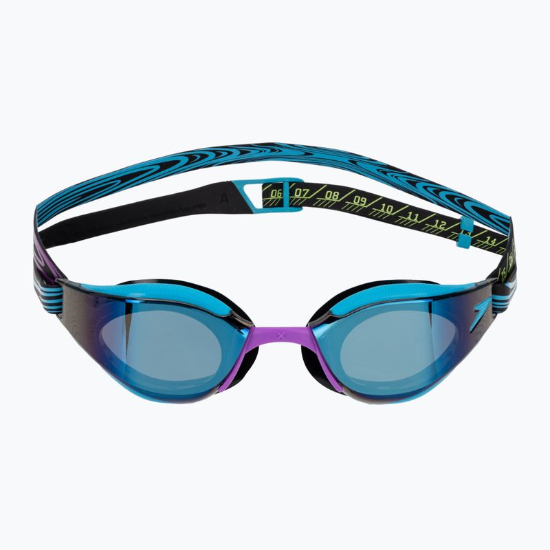 Plavecké brýle Speedo Fastskin Hyper Elite Mirror Mayan Blue/Smoke/Tropical Horizon 2