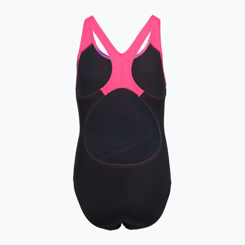 Dětské jednodílné plavky Speedo Digital Placement Splashback pink/anthracite 2