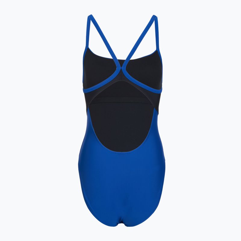 Dámské jednodílné plavky Speedo Solid Racerback zaffre blue/anthracite 2