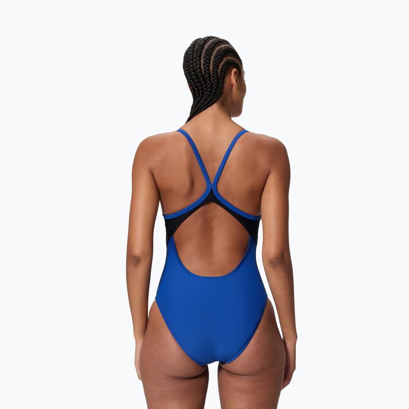 Dámské jednodílné plavky Speedo Solid Racerback zaffre blue/anthracite 2