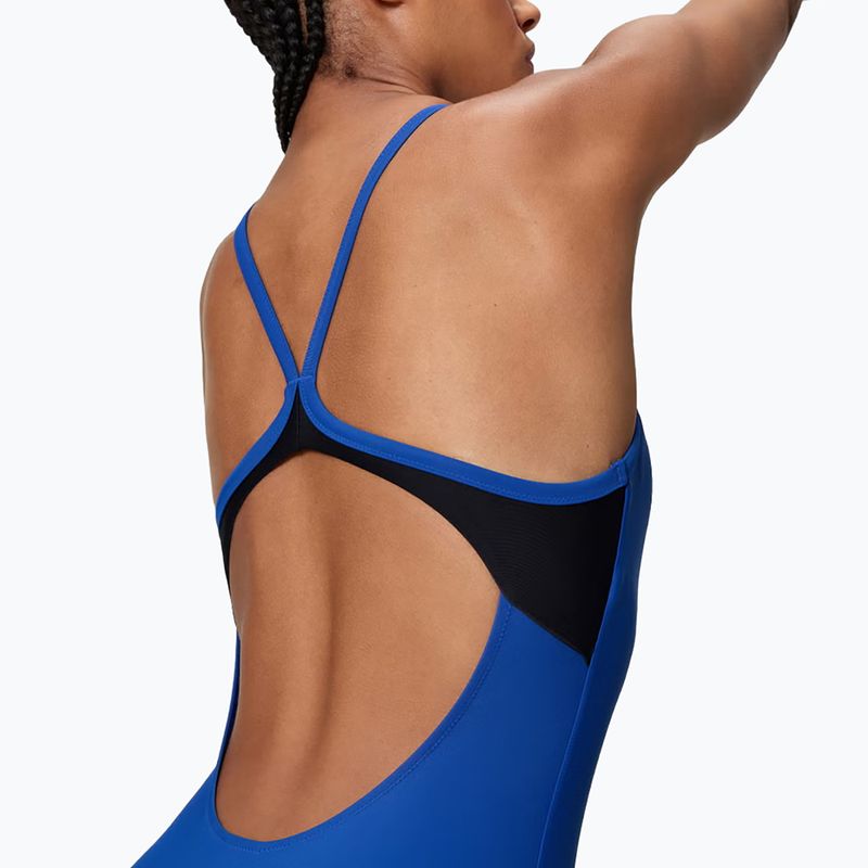 Dámské jednodílné plavky Speedo Solid Racerback zaffre blue/anthracite 4
