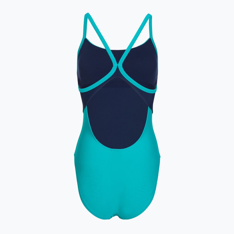 Dámské jednodílné plavky Speedo Solid Racerback peacock teal/peacoat 2