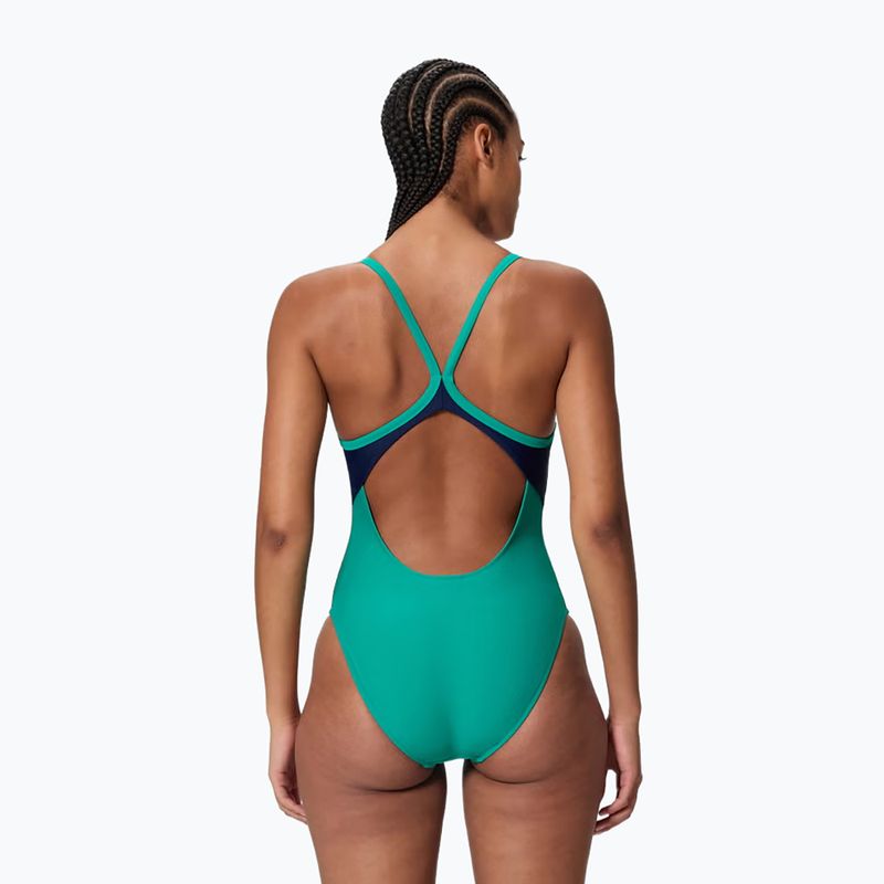 Dámské jednodílné plavky Speedo Solid Racerback peacock teal/peacoat 2