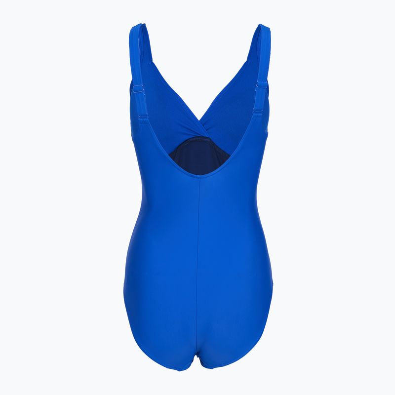 Dámské jednodílné plavky Speedo Shaping Cross Knot deep sapphire 2