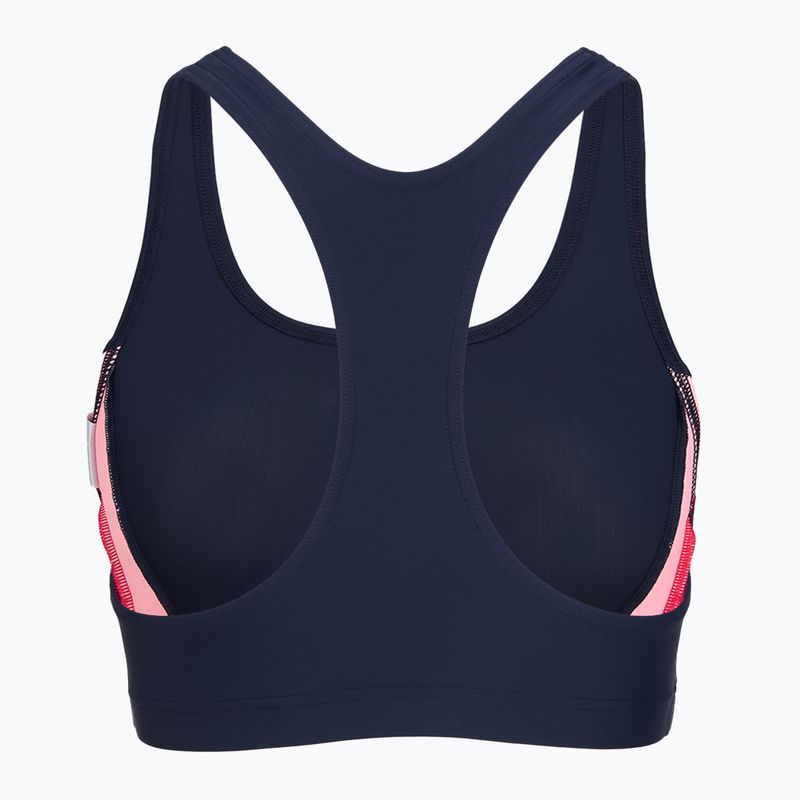 Dámské jednodílné plavky Speedo Colourblock Splice 2.0 peacoat/pink 4