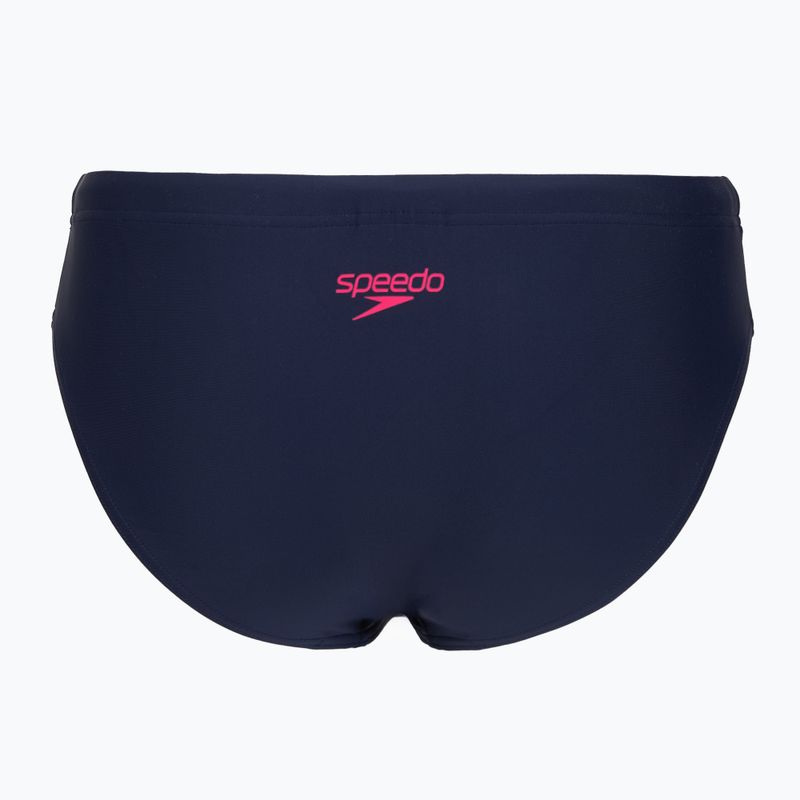 Dámské jednodílné plavky Speedo Colourblock Splice 2.0 peacoat/pink 7